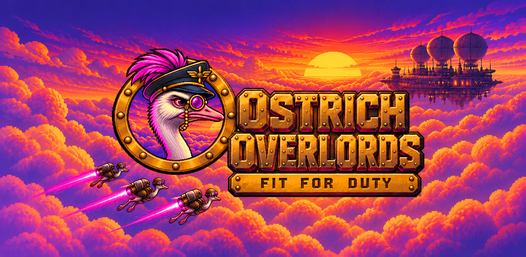 Ostrich Overlords: Fit for Duty artwork