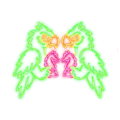 The Mirror neon sign. The enemy army is an exact mirror of yours.
